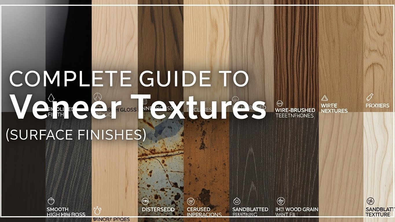 化粧板のテクスチャ比較イメージ