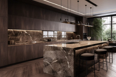 メラミン樹脂を使用した化粧板の表面イメージ