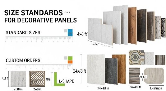 化粧板のサイズ規格｜標準サイズ