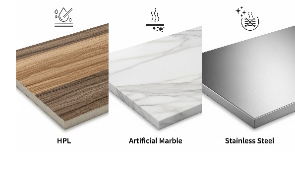 キッチン天板素材の徹底比較｜理想の素材を見つけるガイド