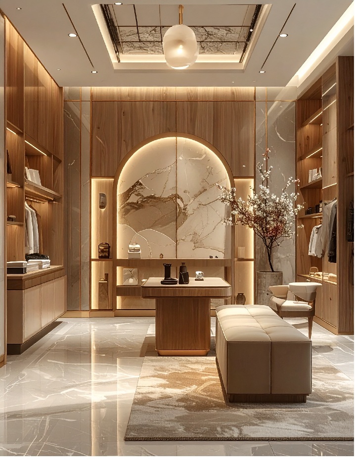 化粧板を使った店舗内装デザインのトレンド事例】